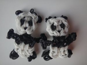 panda élastiques rainbow loom