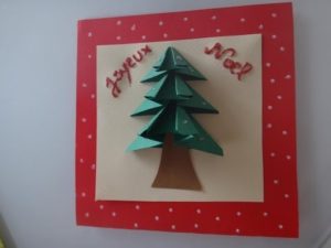 carte de noel 3D