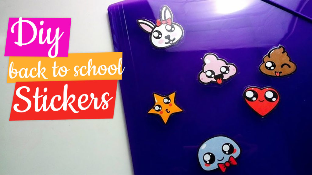 Stickers diy pour la rentrée scolaire