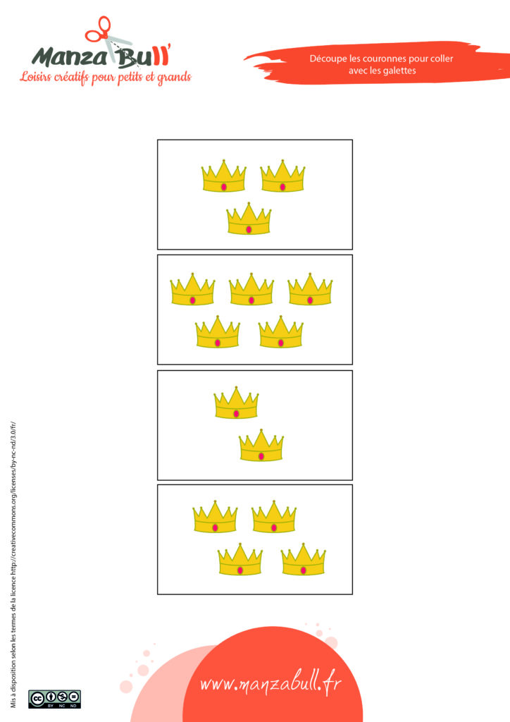 activité galette des rois - épiphanie