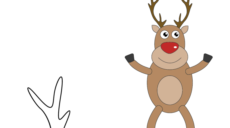 37+ Dessiner Un Renne De Noel