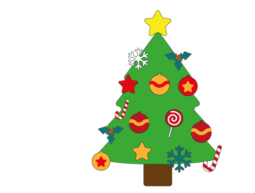 Coloriage sapin de Noël - ManzaBull'