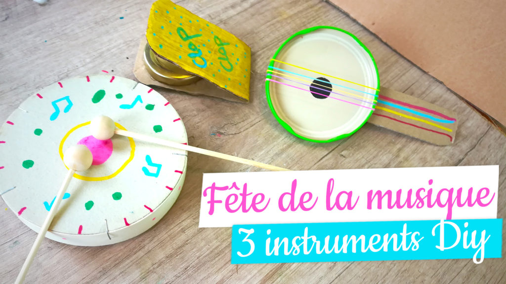 3 bricolages fête de la musique - ManzaBull'