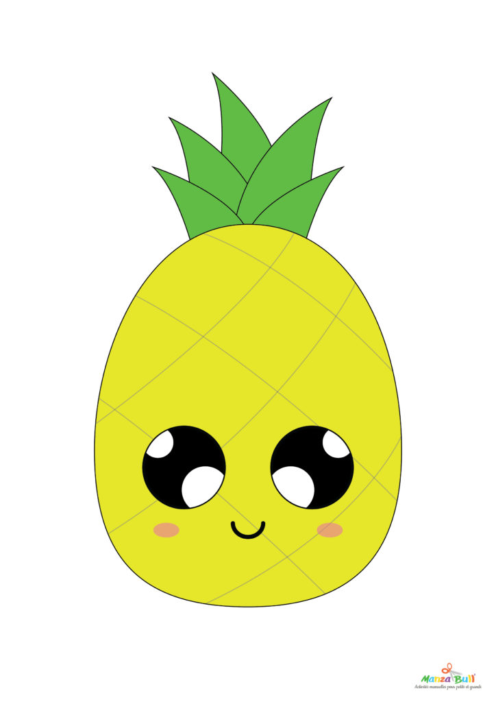 patron tuto ananas rentrée scolaire