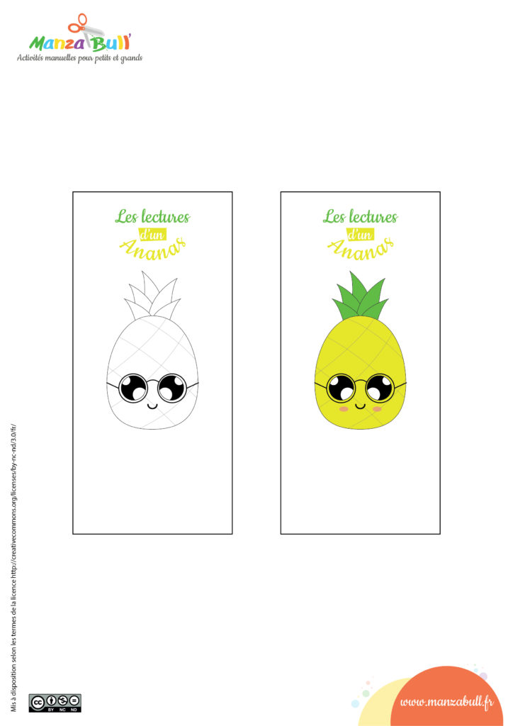 patron tuto ananas rentrée scolaire