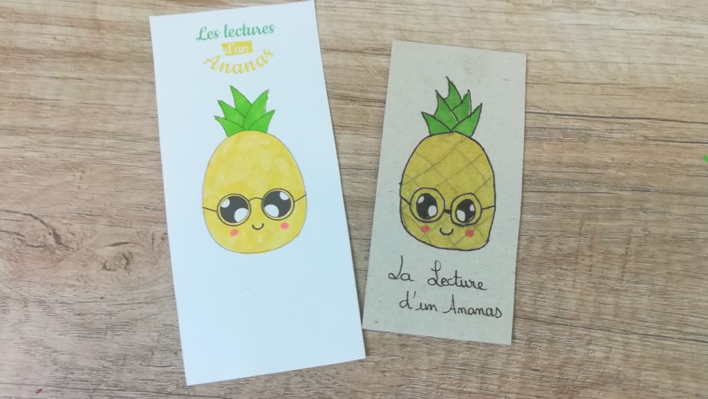 marque page ananas