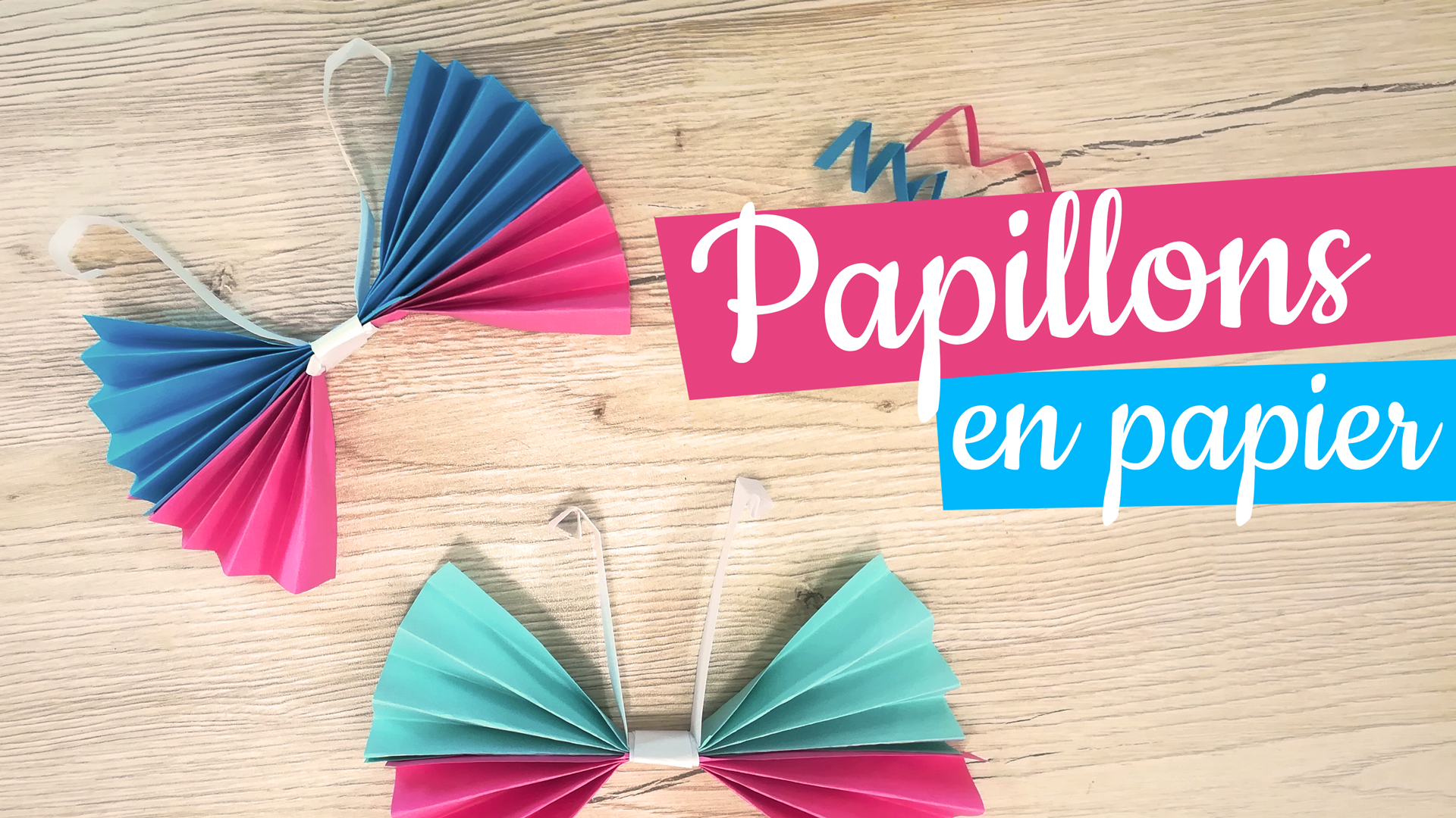 papilllon en papier origami confinement printemps