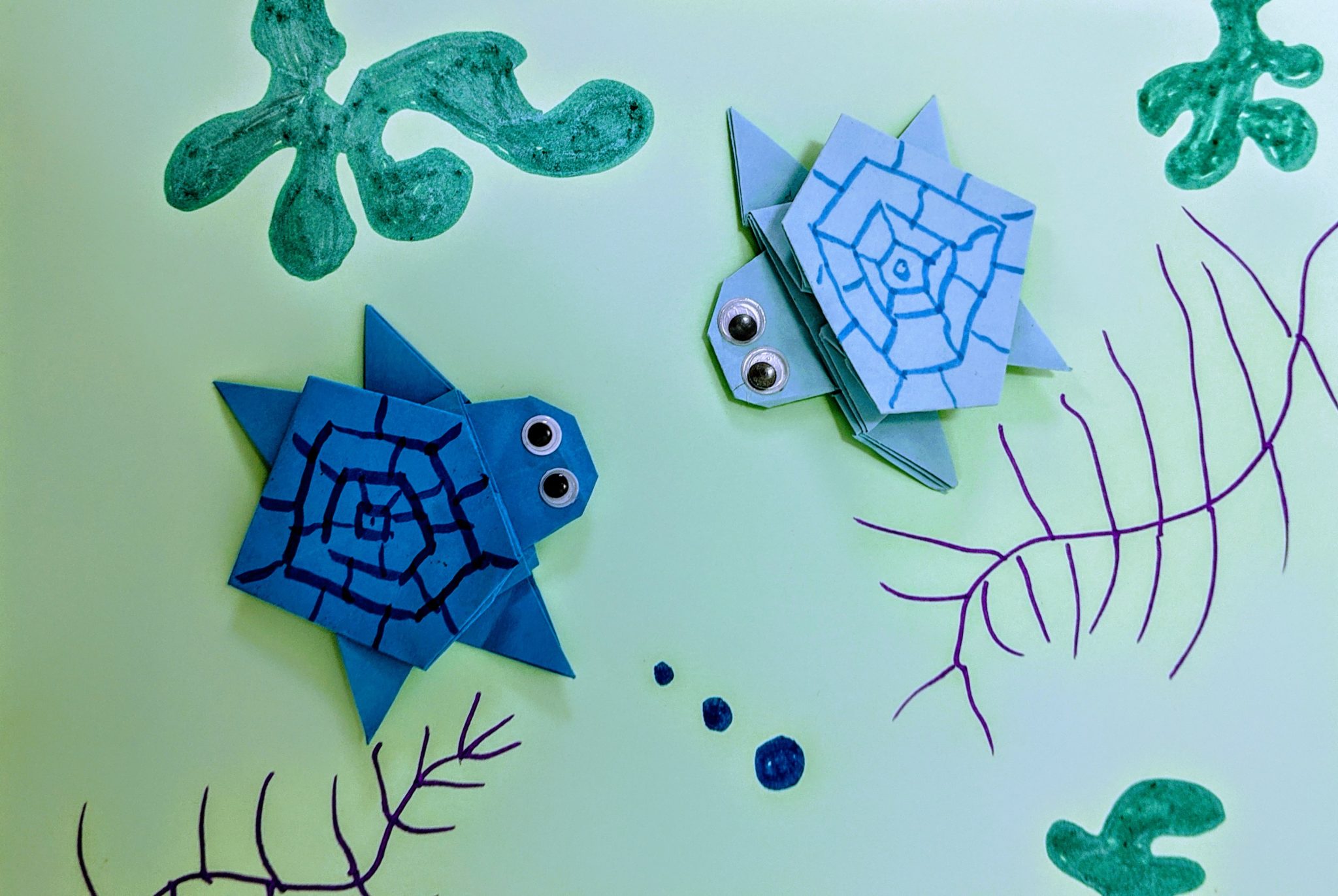 Tuto origami tortue ManzaBull' pliage étape par étape