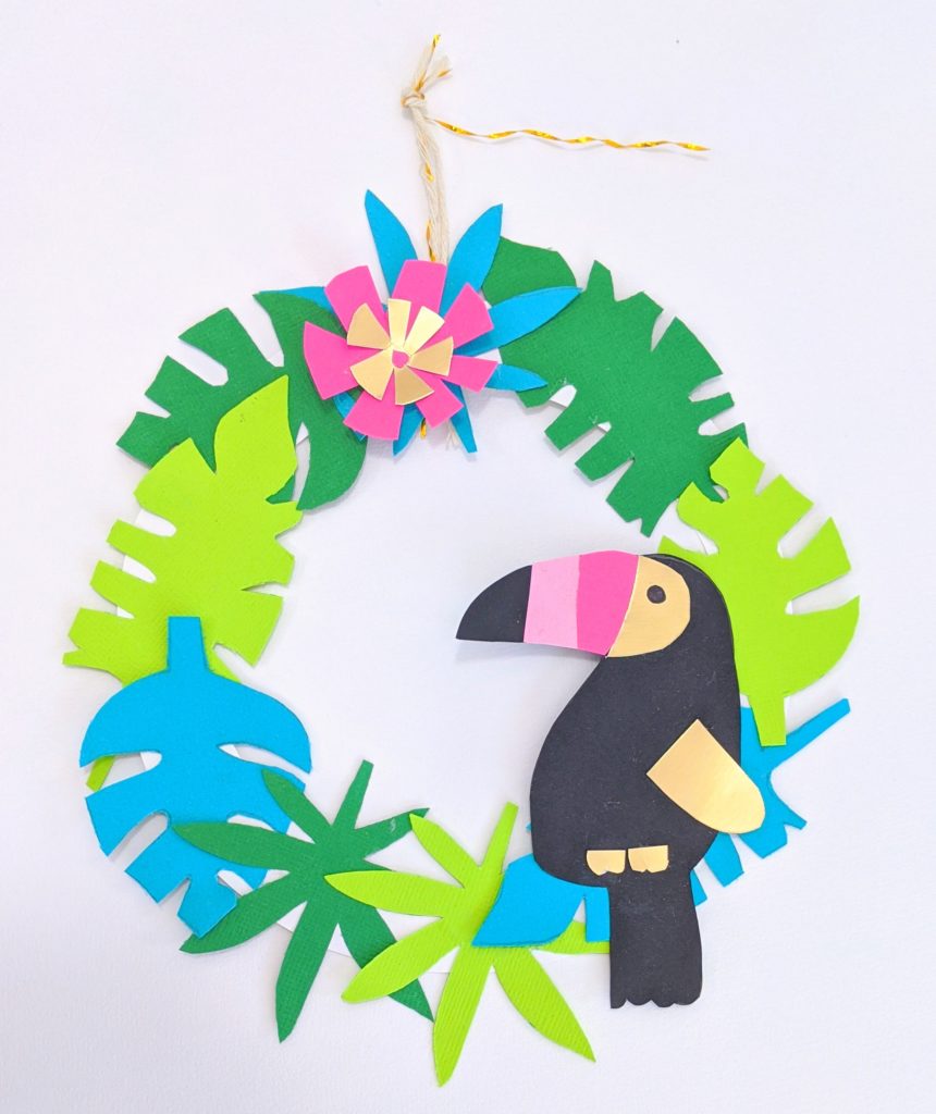 couronne DIY déco tropicale