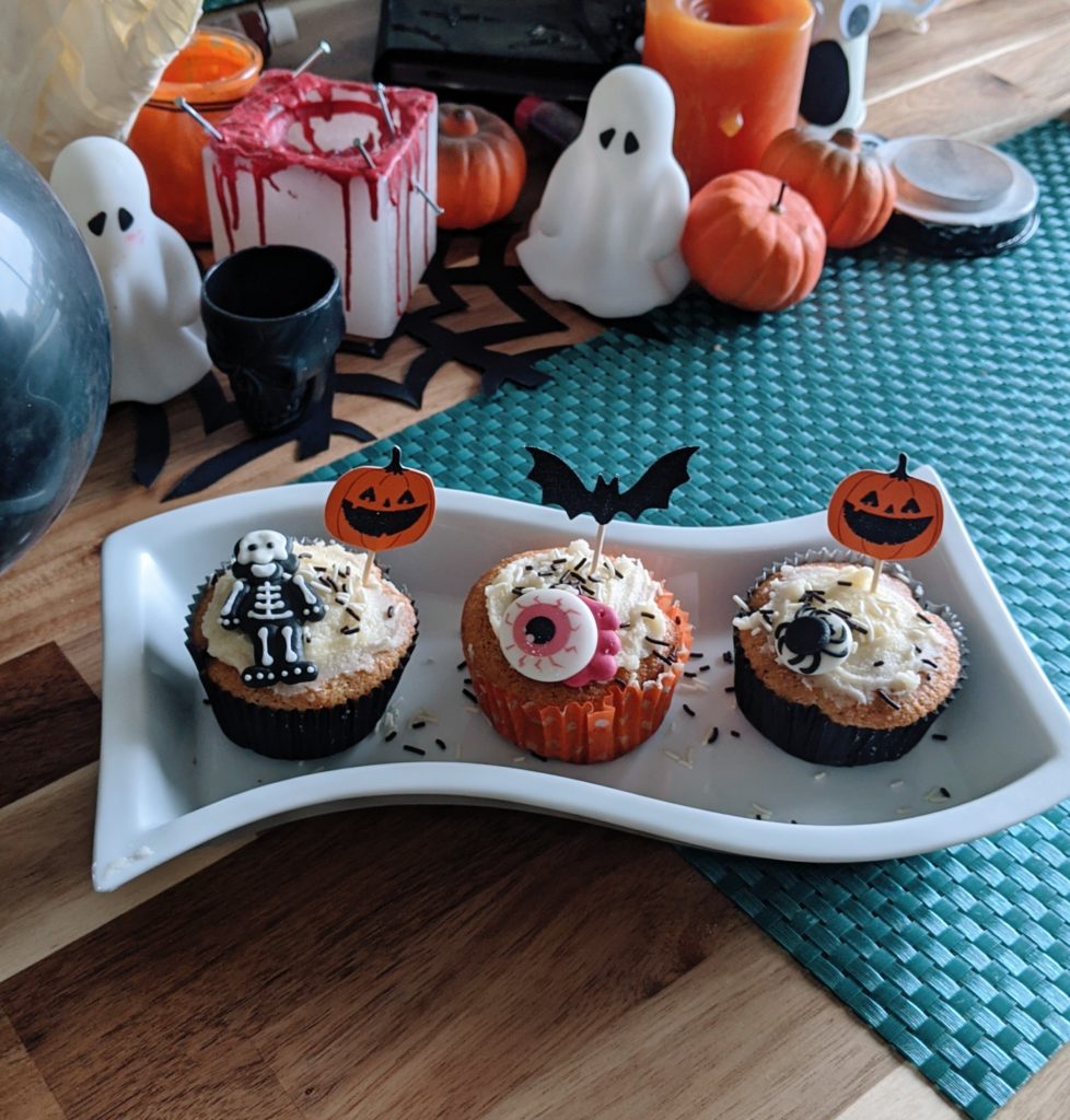 halloween en confinement cup cake