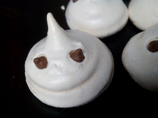 meringue fantôme halloween confinement