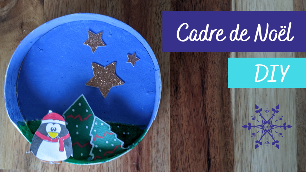 Bricolage de Noël cadre récup' ManzaBull'