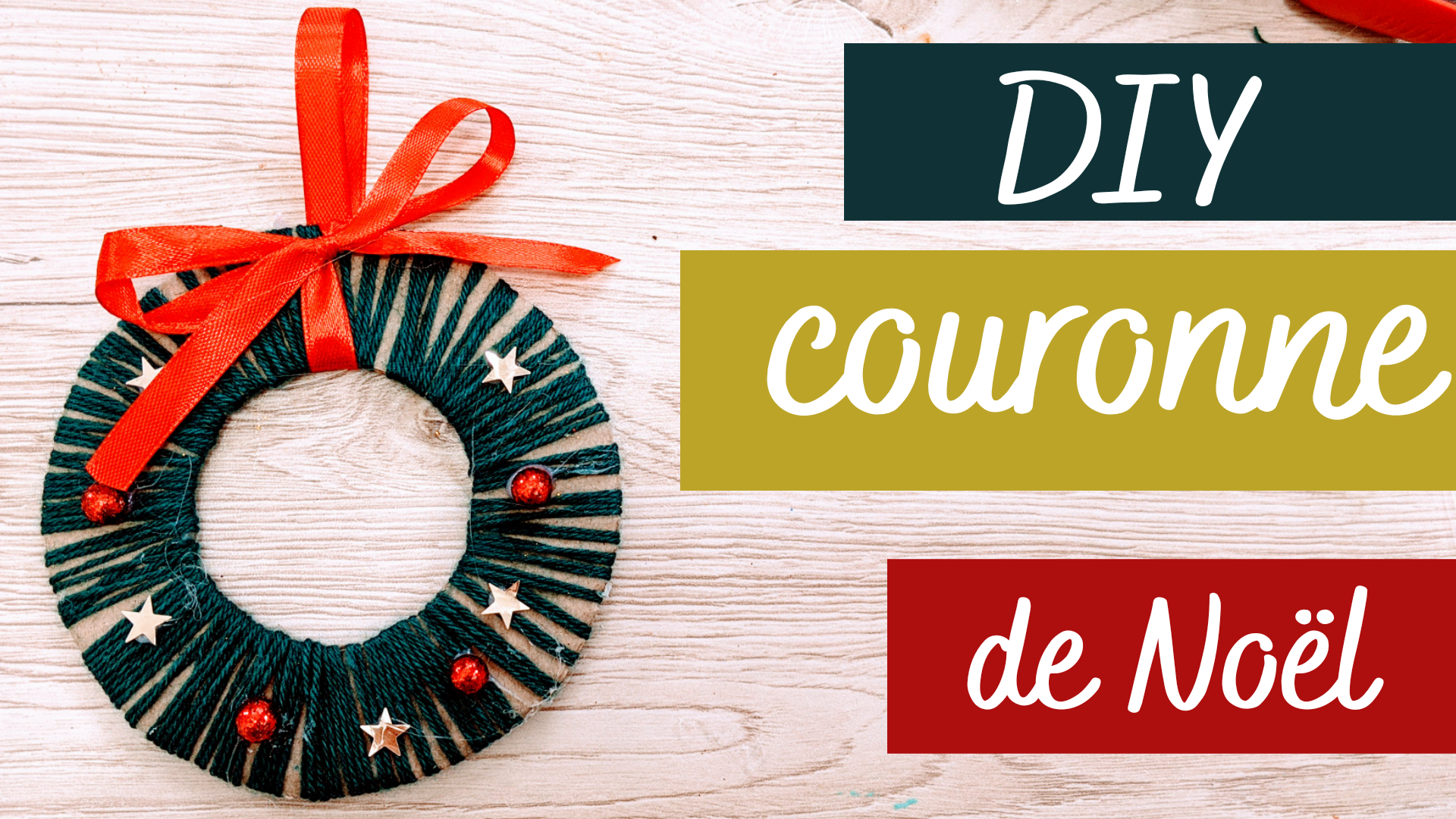 Activité de Noel : couronne en carton - ManzaBull