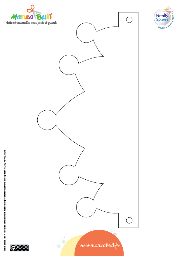 Activité couronne facile pour la galette des rois - ManzaBull