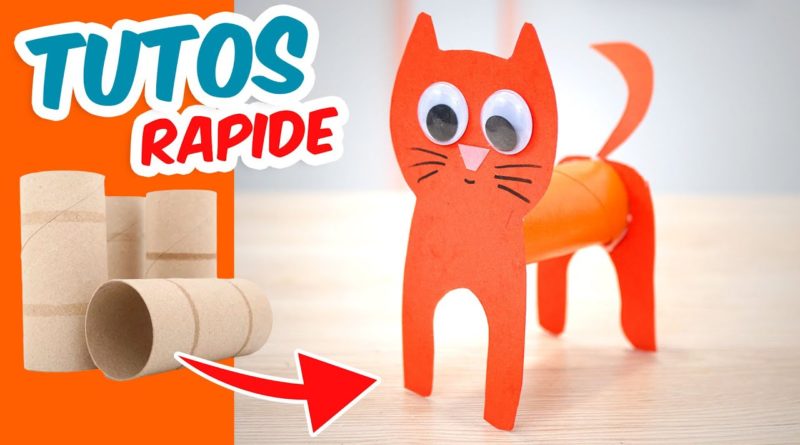 Activite Manuelle Faire Un Chat Avec Un Rouleau En Carton Manzabull