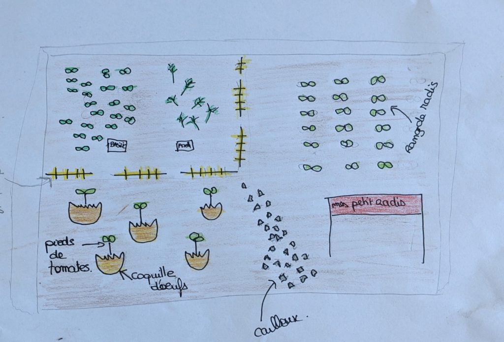 plan mini potager récup' en cagette