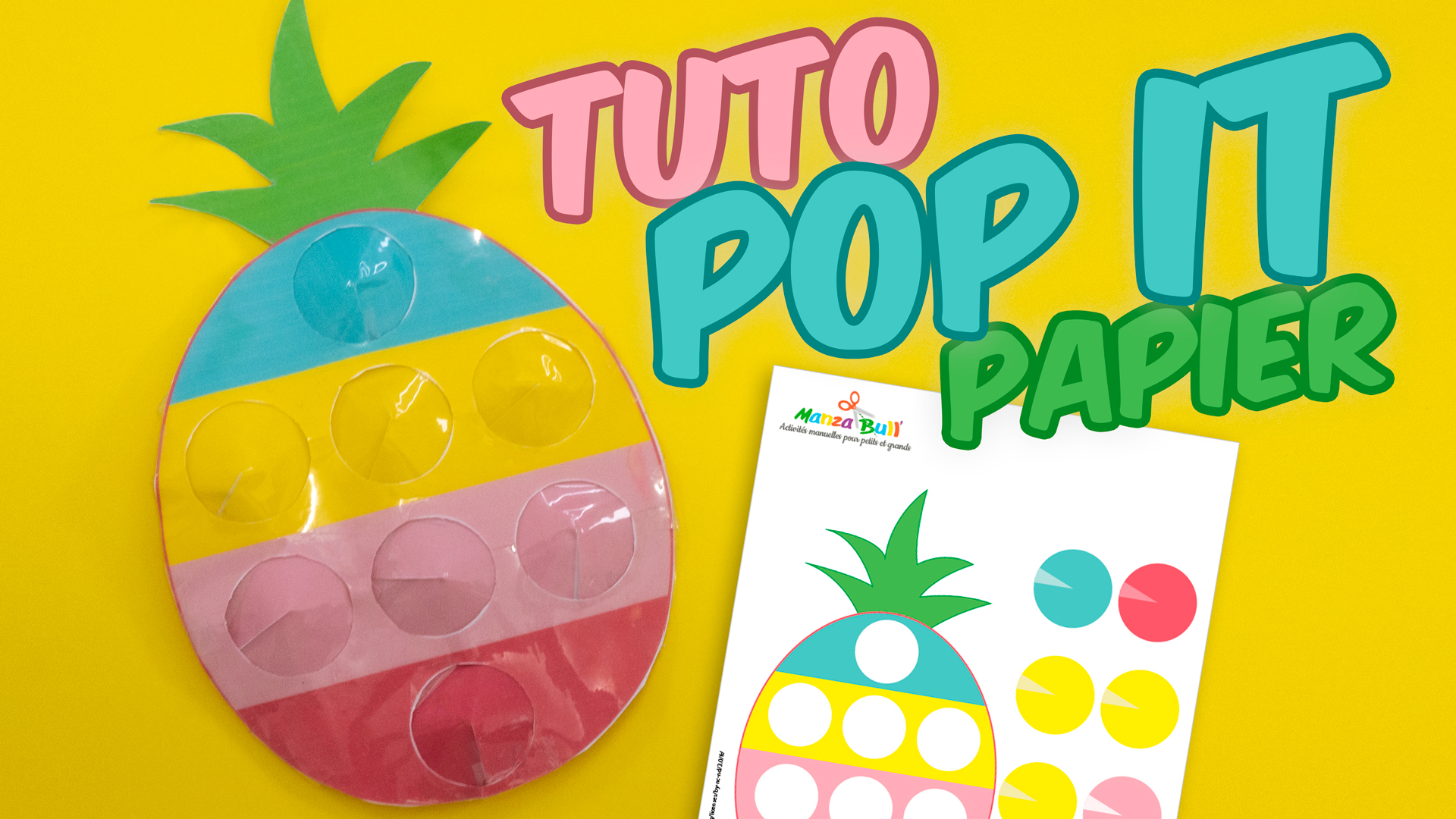 popit papier ananas