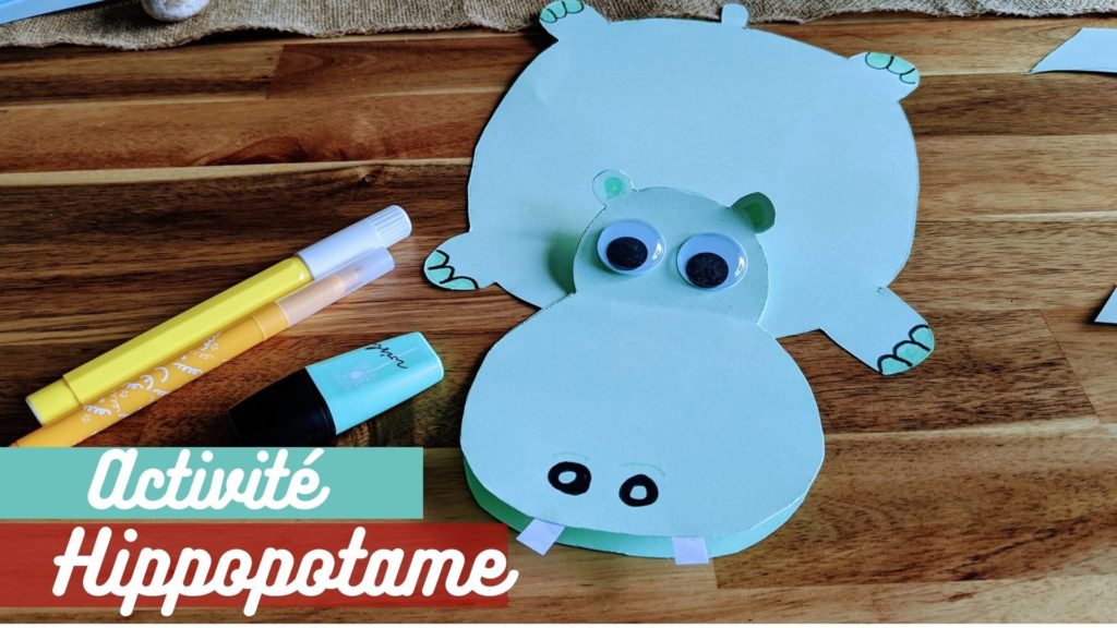 Comment Faire Un Hippopotame En Terre Video Fabriquer un hippopotame en papier - ManzaBull' -patron à imprimer