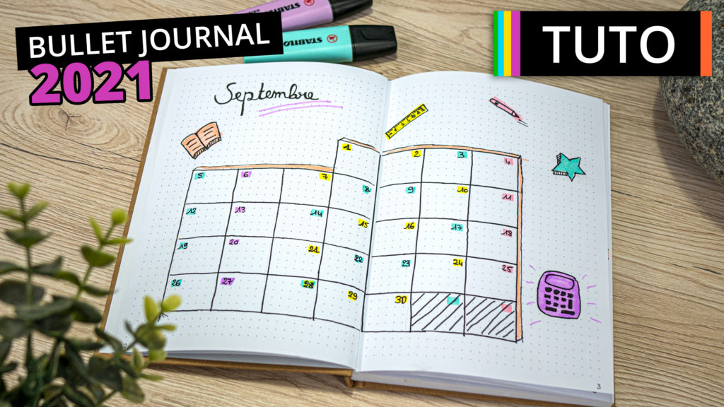 Bullet Journal Page De Garde Septembre 2019 à Imprimer Bullet journal facile à faire - ManzaBull' - organisation
