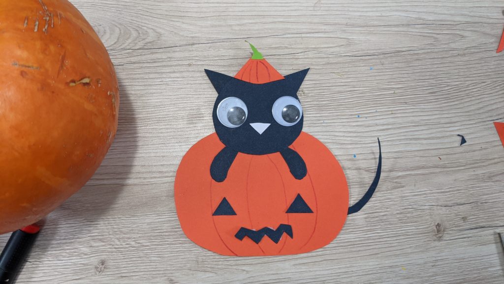Tuto Halloween : Paper Craft citrouille et chat noir kawaii