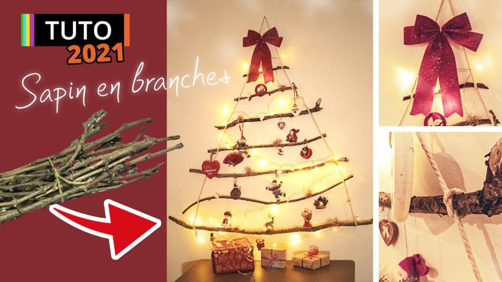 Fabriquer un sapin de Noël avec des branches d'arbres - ManzaBull'