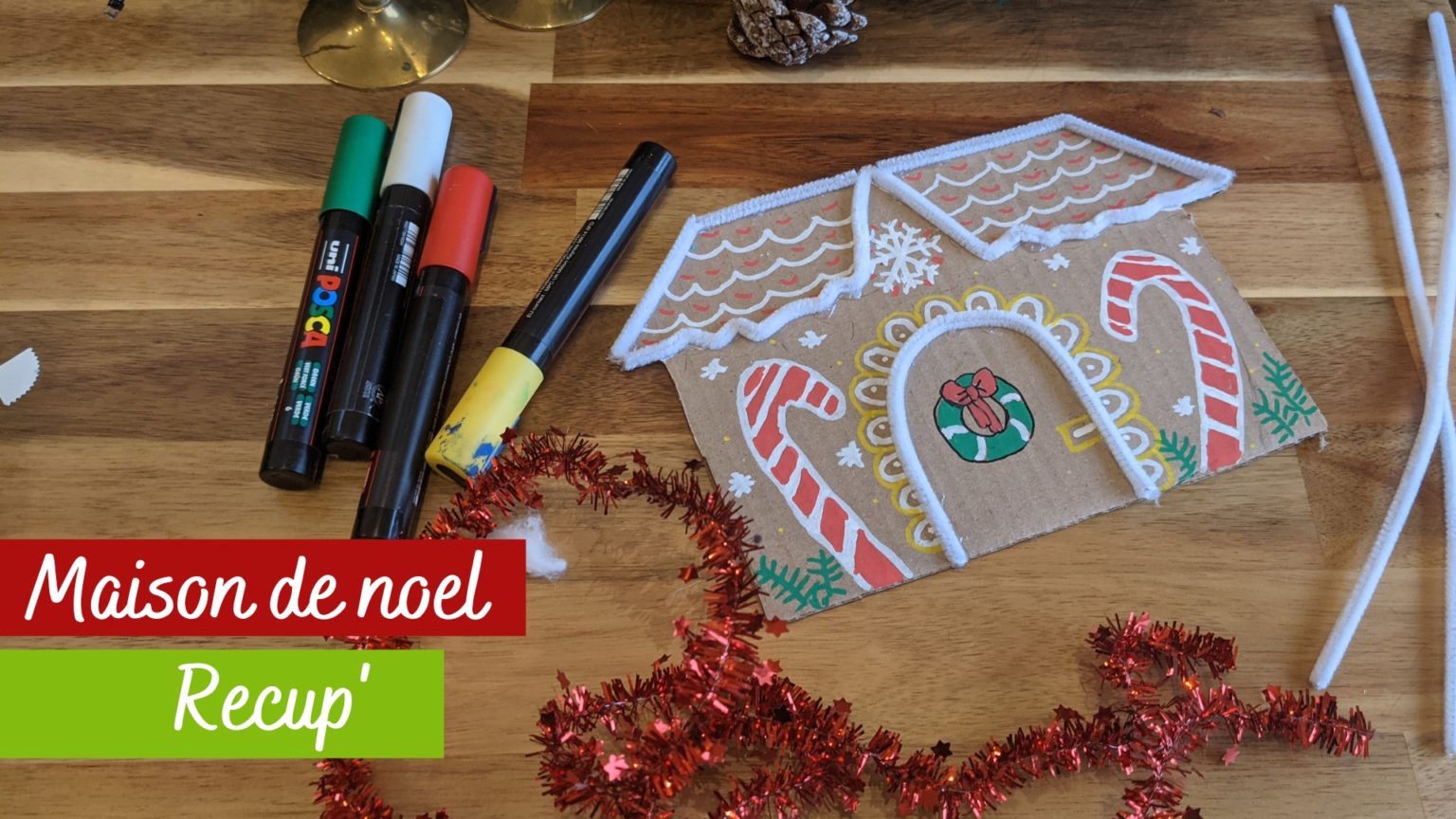 Activité de Noël maison de pain d