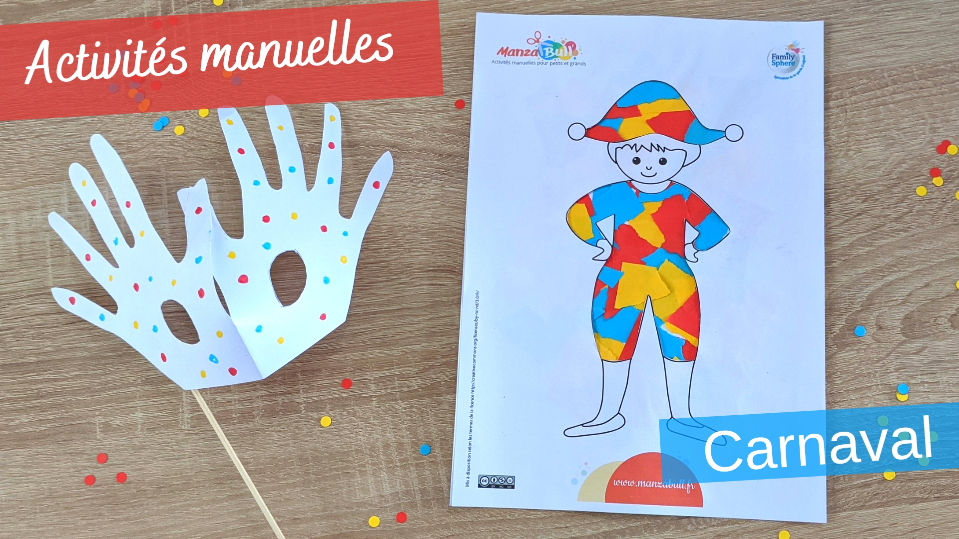 Activités manuelles pour le carnaval - ManzaBull'