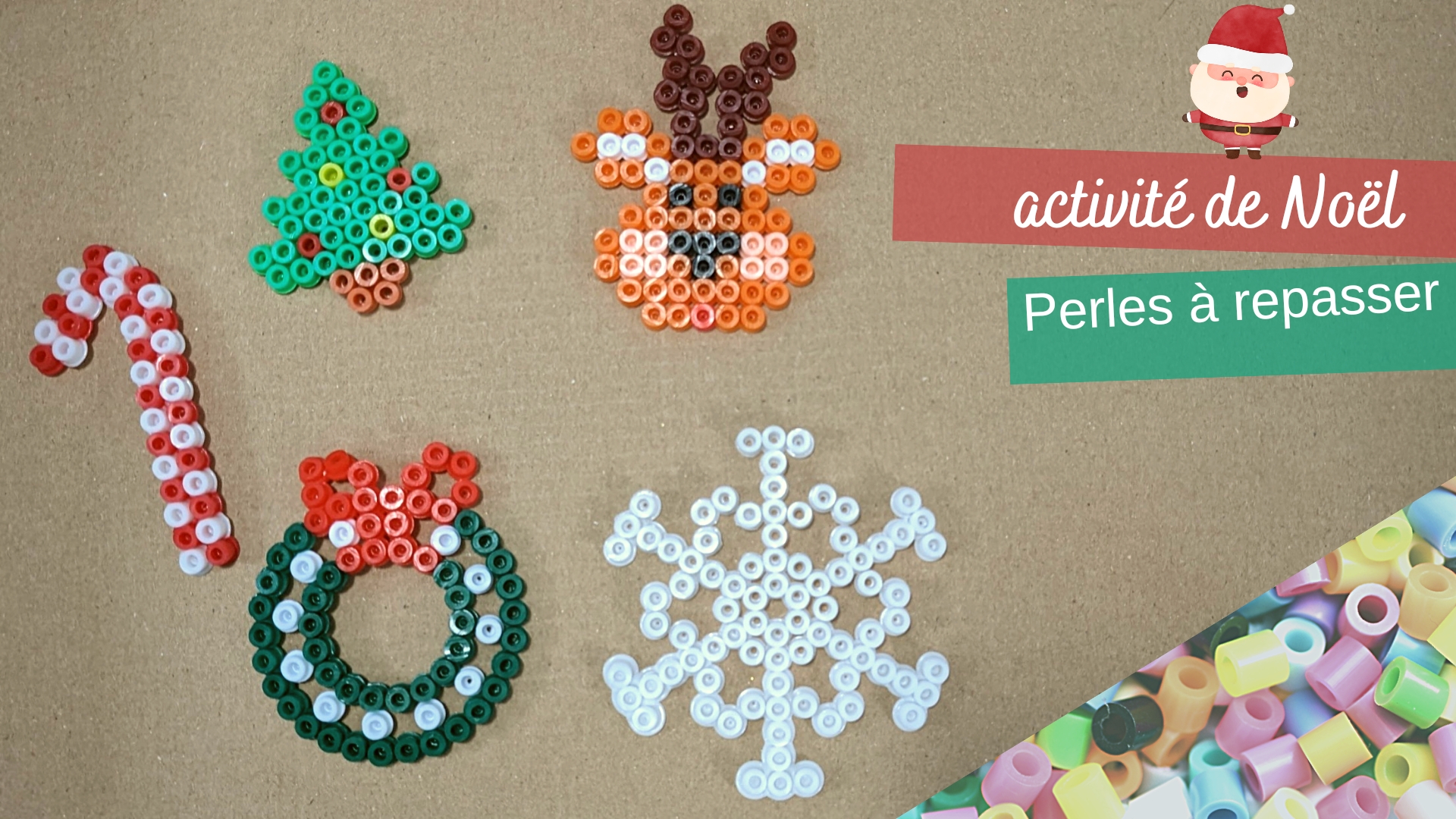 Décorations de Noël en perles à repasser - ManzaBull'