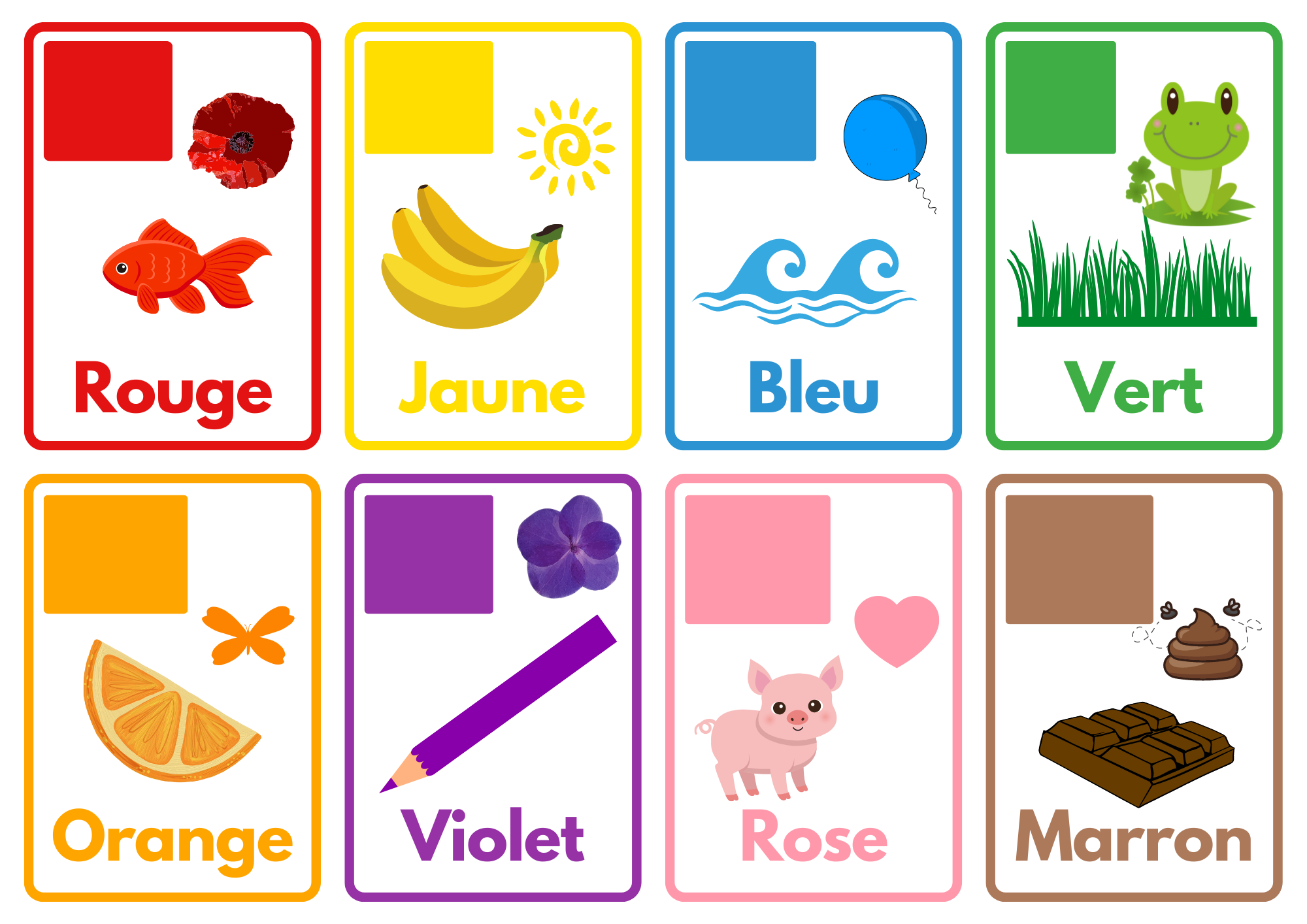 Atelier Et Activit s Sur L apprentissage Des Couleurs ManzaBull 