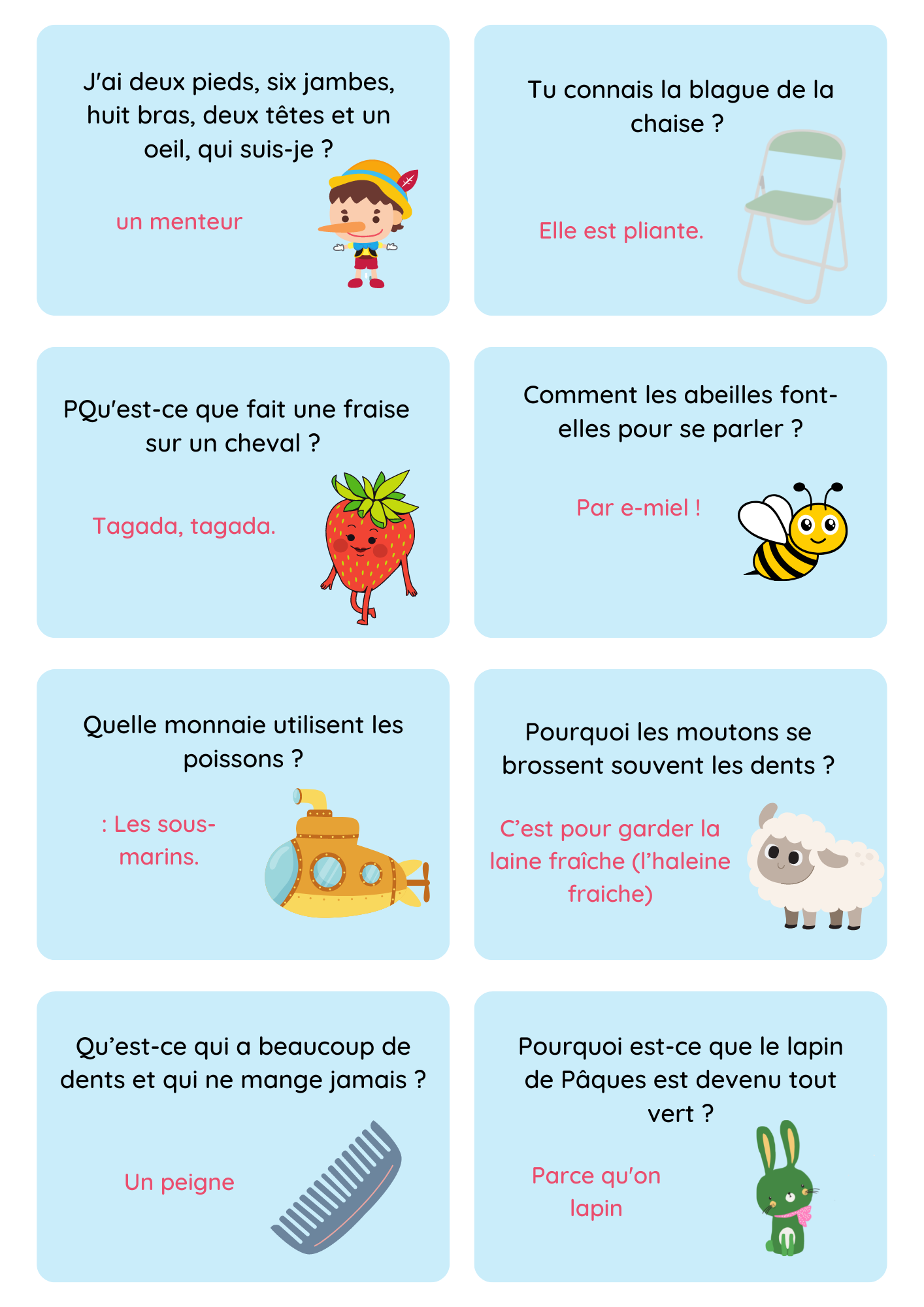 Devinettes cole Maternelle Devinettes Quotidiennes Maternelle CASZ