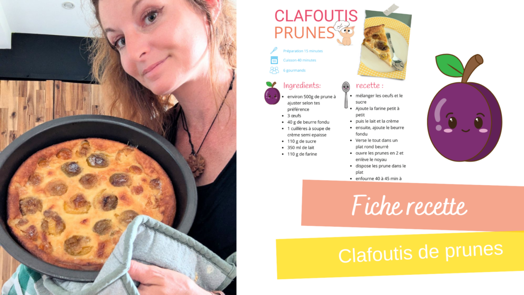 recette clafoutis aux prunes